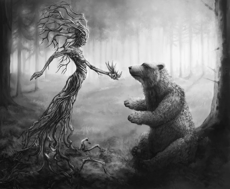 Bear Forest Spirit by Tero Porthan