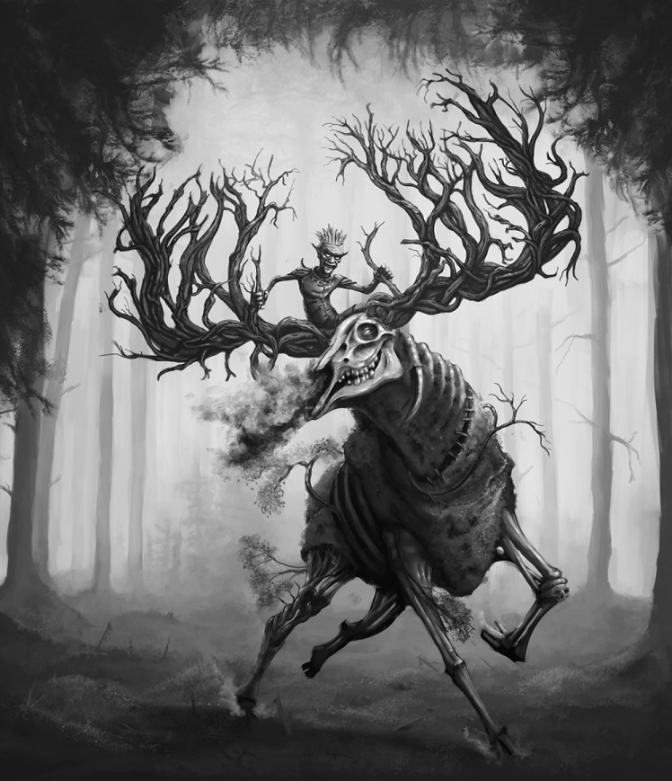 Hiiden hirvi by Tero Porthan