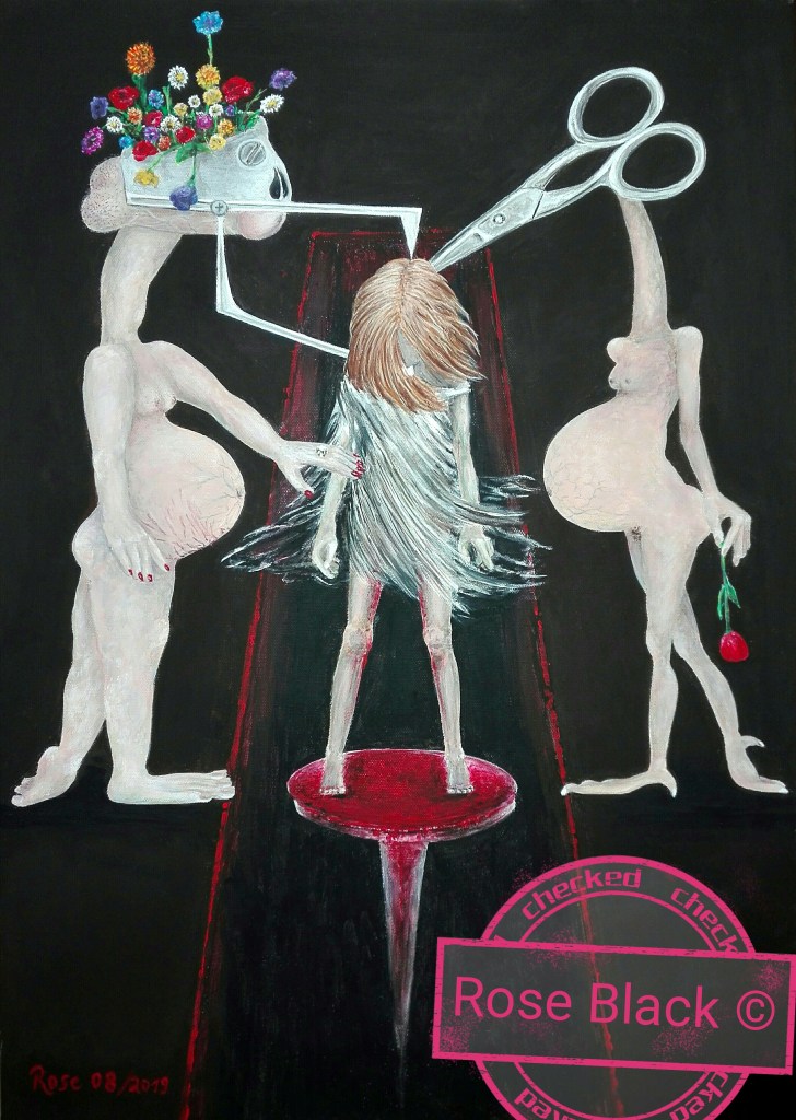 Artwork by German Gothic Artist © Rose Black — All Rights Reserved