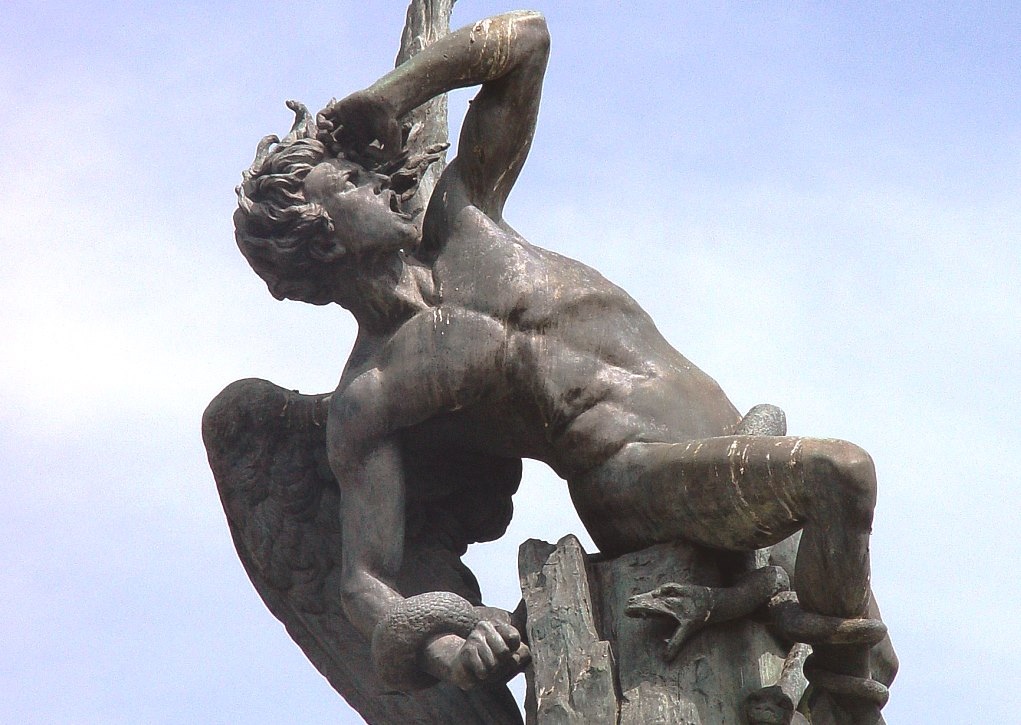 Cain Son Of The Fallen Angel Statue