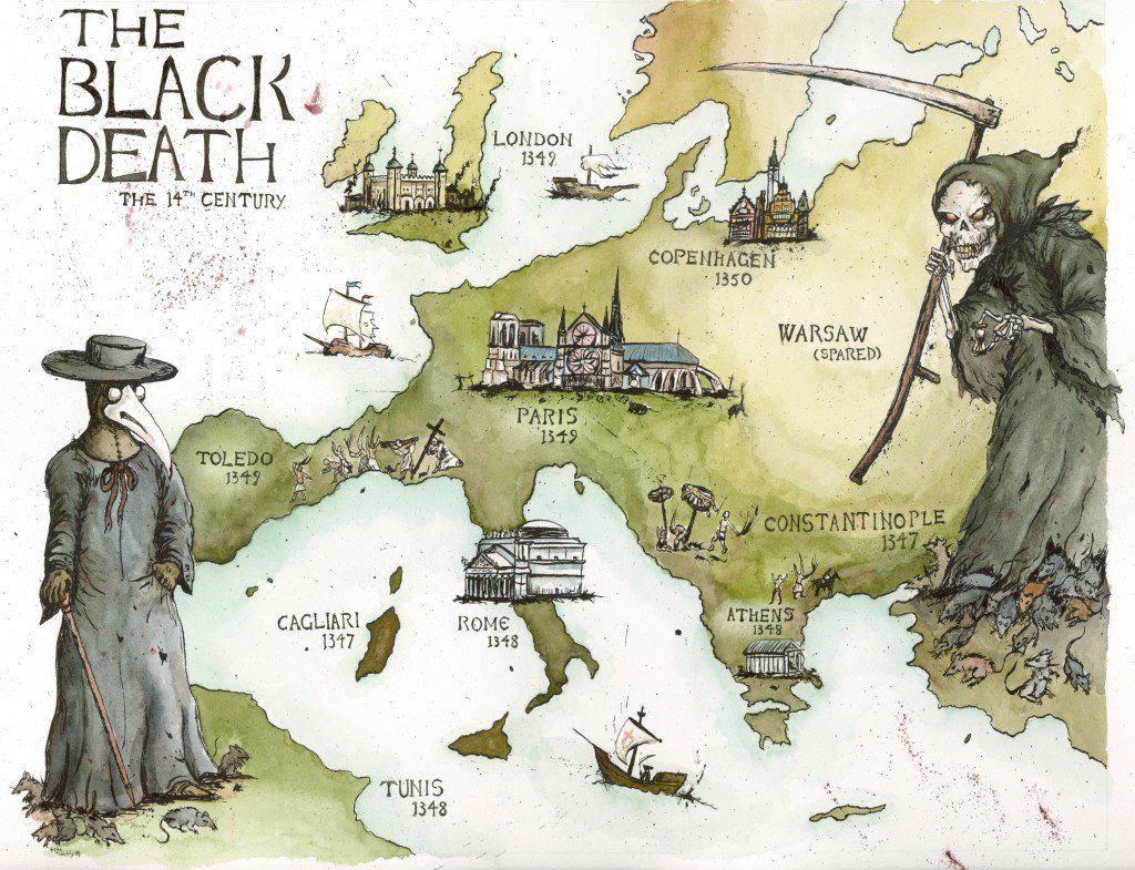 Medieval — The Black Death — MAP