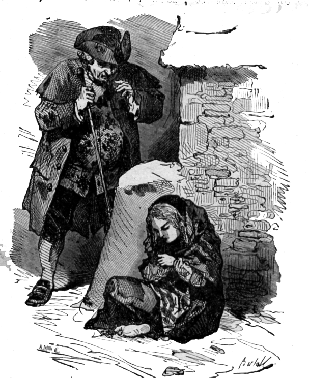 The Little Match Girl Illustration from Hans Christian Andersen Fairy Tale