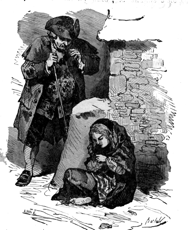 The Little Match Girl Illustration from Hans Christian Andersen Fairy Tale