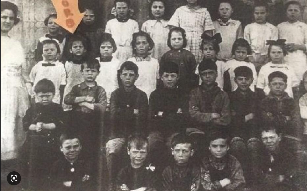 Picture of Fortierville Children - Not 100% Sure That It Is Aurore Gagnon