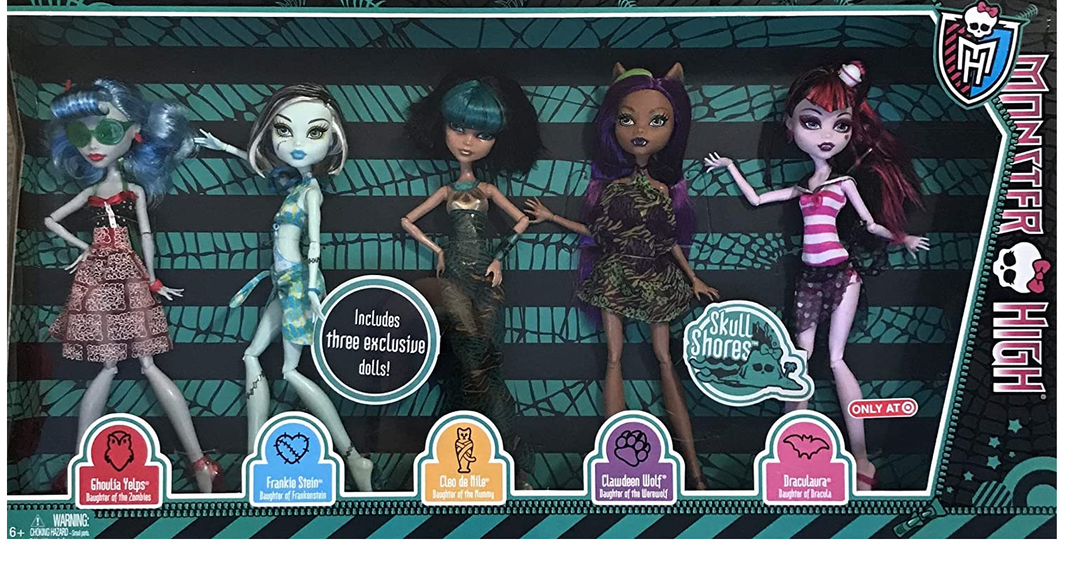 MATTEL - MONSTER HIGH - SKULL SHORES MOVIE - ONLY AT TARGET