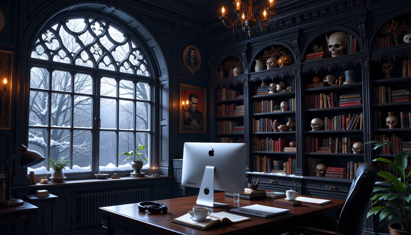 Gothic Home Writing Office