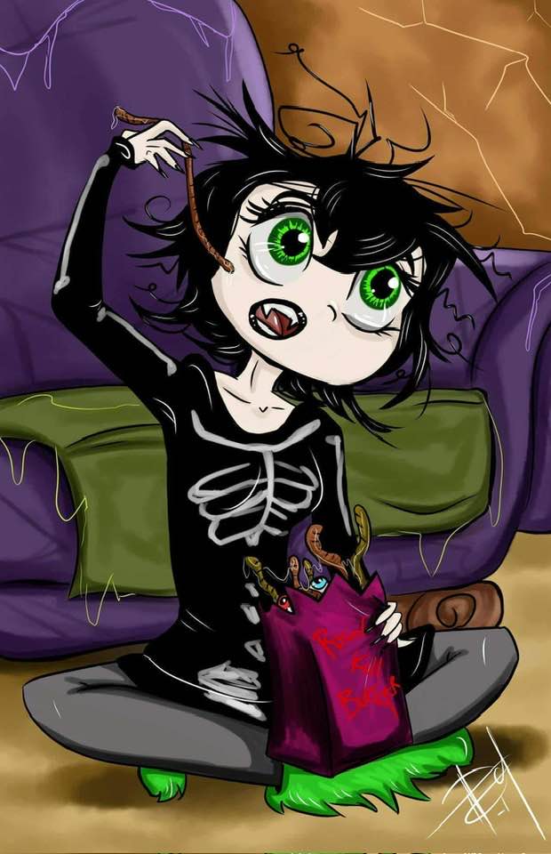 OCD Vampire Illustration